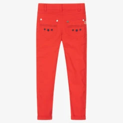 Mitch & Son Boys Red Cotton Trousers -Casual Wear Co Shop mitch son boys red cotton trousers 472055 f1a09d06eb5ef202b0d7af5df4eafee217e1eb5f
