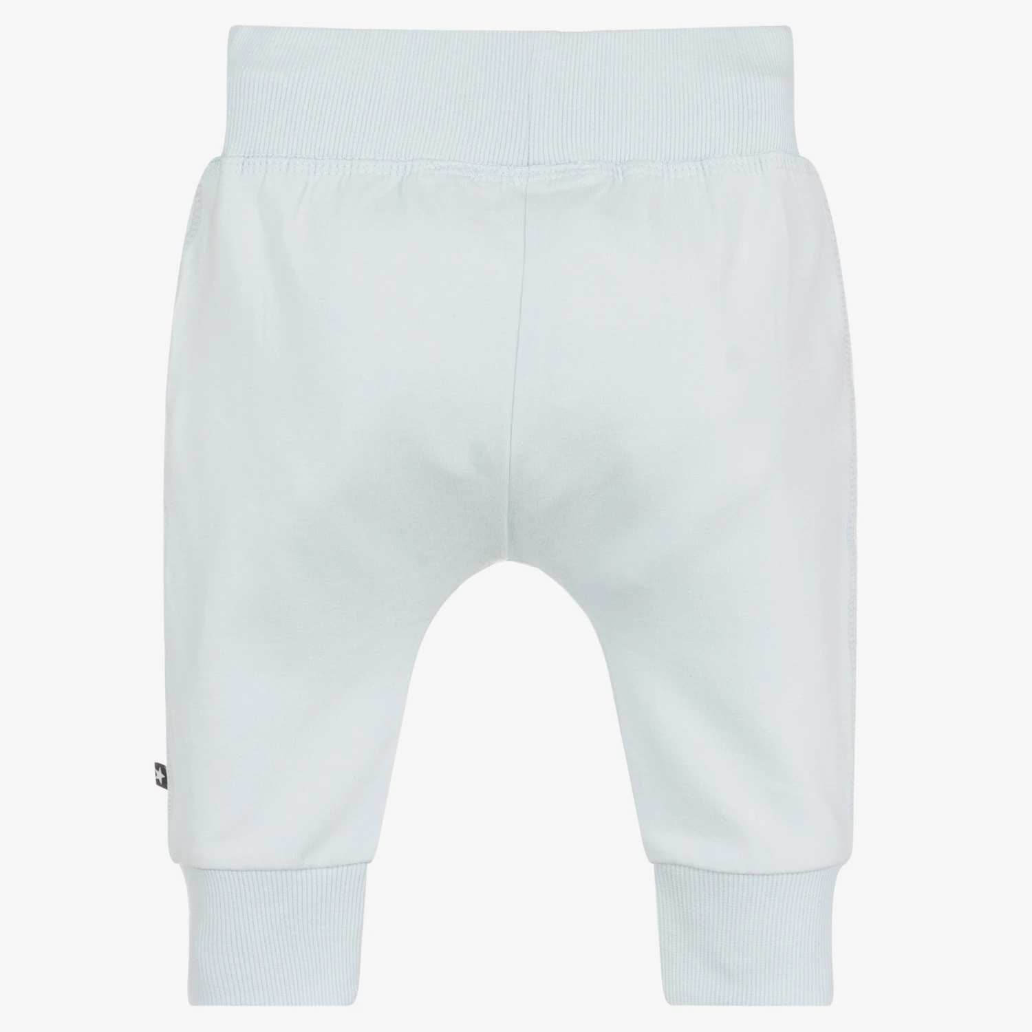 Molo Boys Blue Cotton Trousers 2 Molo Boys Blue Cotton Trousers - Image 2