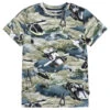 Molo Green Car Print Cotton T-Shirt