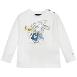 Monnalisa Baby Boys Ivory Disney Top