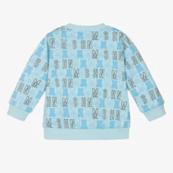 Moschino Baby Blue Teddy Print Sweatshirt -Casual Wear Co Shop moschino blue teddy print sweatshirt 442922 e43477e062c785ebbbfdac6f796004f2495373df
