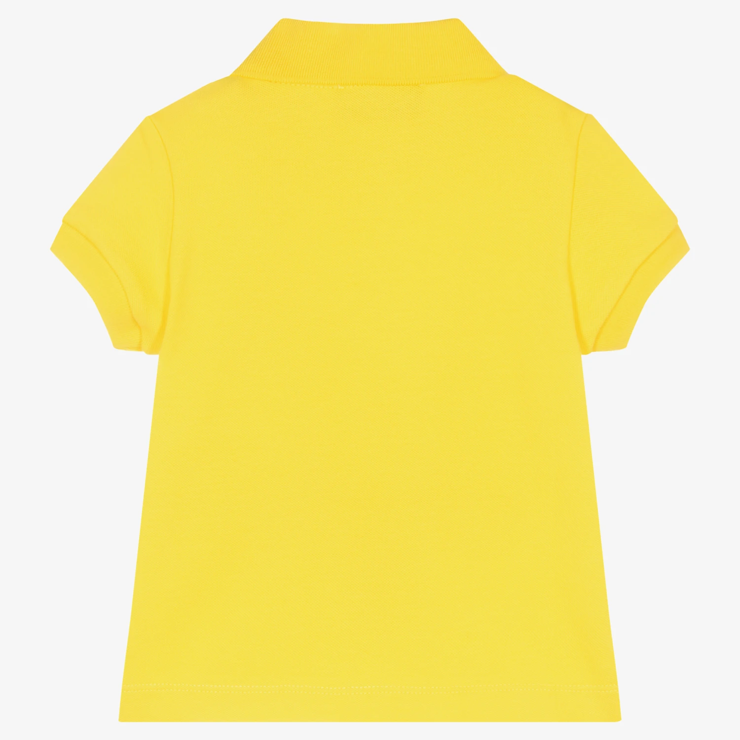 Moschino Baby Boys Yellow Cotton Polo Shirt 2 Moschino Baby Boys Yellow Cotton Polo Shirt - Image 2