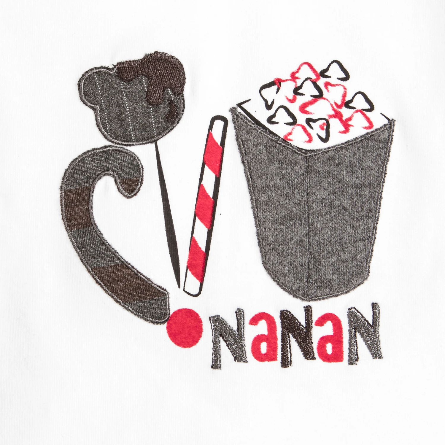 Nanán Boys White Cotton Jersey Top 3 Nanán Boys White Cotton Jersey Top - Image 3