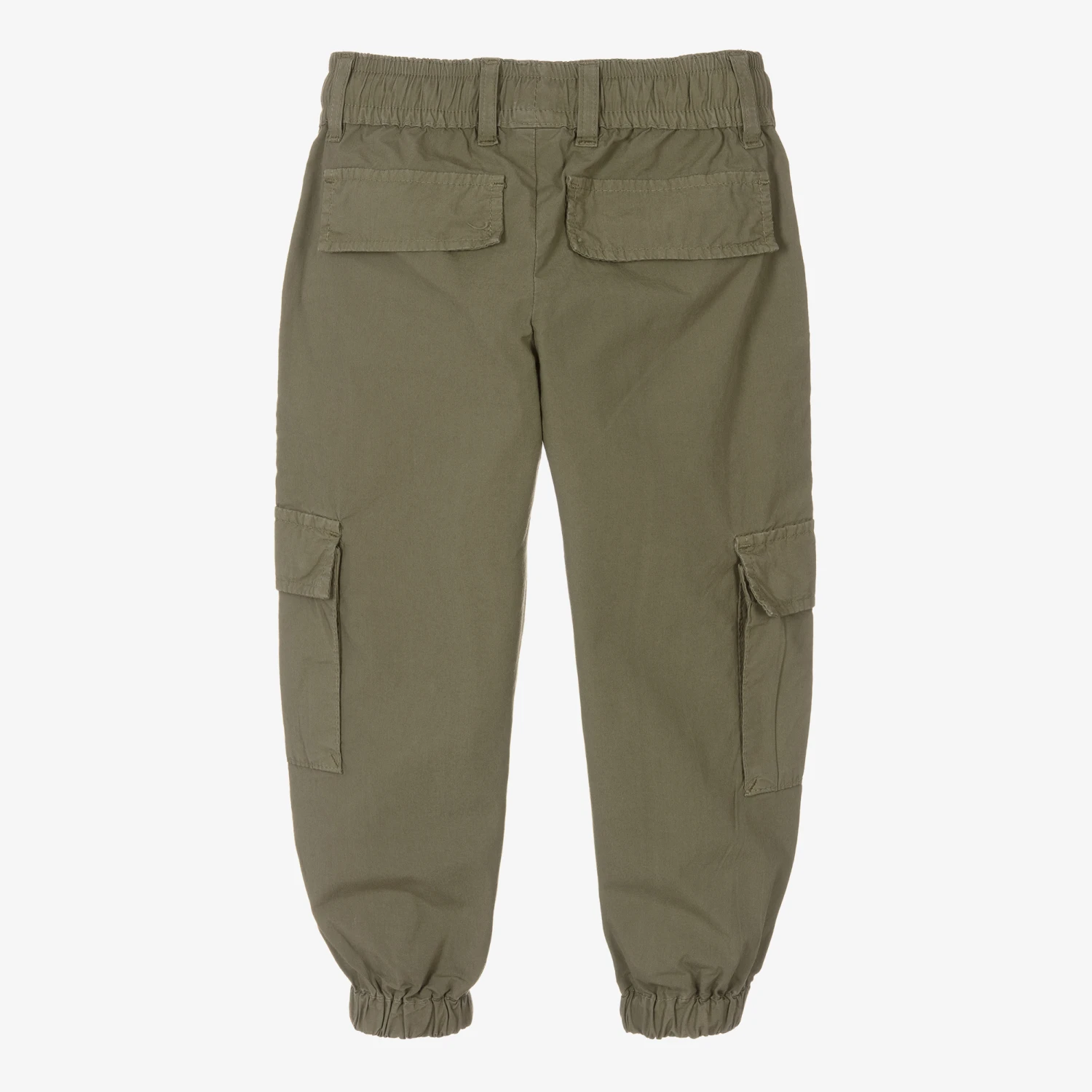 Naturino Boys Green Cotton Trousers 2 Naturino Boys Green Cotton Trousers - Image 2