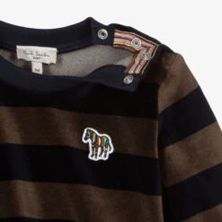 Paul Smith Junior Blue Striped Velour Sweatshirt -Casual Wear Co Shop paul smith junior blue striped velour sweatshirt 405843 63cbb607dea09c8705aac8acd530b5e2b088d7ce