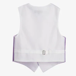 Romano Vianni Boys Purple Waistcoat & Adjustable Tie Set -Casual Wear Co Shop romano boys purple waistcoat adjustable tie set 115665 4c08566b228a1c123b9aa15c8bef9734e2ad99aa