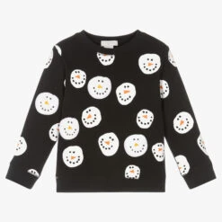 Stella McCartney Kids Black Snowman Sweatshirt