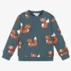 Stella McCartney Kids Boys Blue Cotton Fox Top