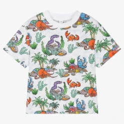 Stella McCartney Kids Boys Cotton Rock Pool T-Shirt