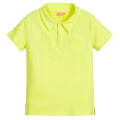 Sunuva Boys Yellow Cotton Polo Shirt