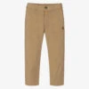 Tartine Et Chocolat Boys Beige Cotton Trousers