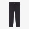 Tartine Et Chocolat Boys Navy Blue Cotton Twill Trousers