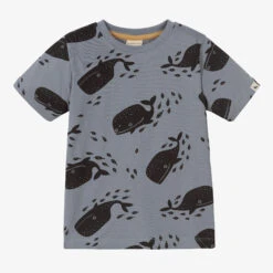 Turtledove London Boys Blue Organic Cotton T-Shirt