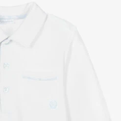 Tutto Piccolo Boys White Cotton Polo Shirt -Casual Wear Co Shop tutto piccolo boys white cotton polo shirt 440921 111671affde85f730f7f5e579f4a3c0b64bfb2fa