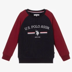 U.S. Polo Assn. Boys Blue & Red Sweatshirt