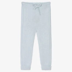 Wedoble Blue Wool Knit Trousers