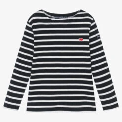 Week-end à La Mer Blue Breton Stripe Top